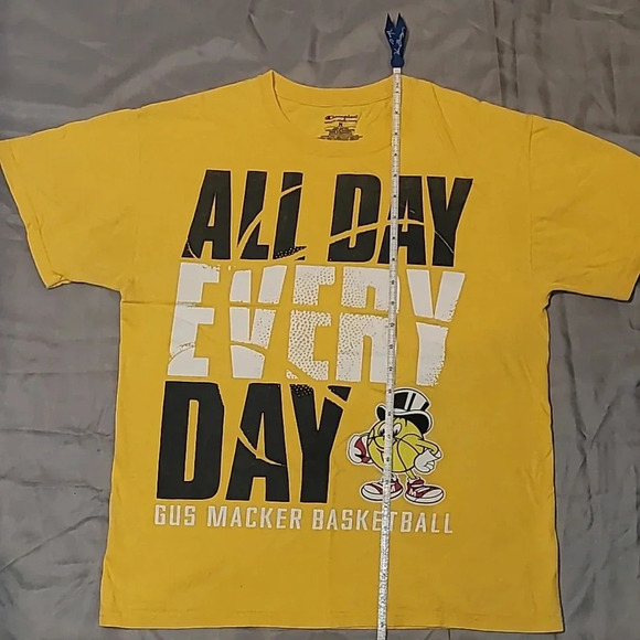 Champion GUS MAKER Youth Boys size M "ALL DAY EVERY DAY" yellow/gold shirt LOT A - Picture 5 of 6